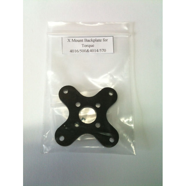 "X" Mount Backplate for Torque 4016/500
