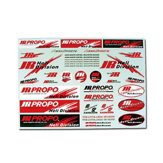 JR Heli Division (Aero) Team JR Heli Sticker Set