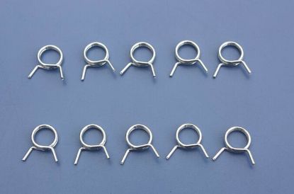 Kuza 1# Fuel line clips (10PCS)  for Barb Vent & alloy cap