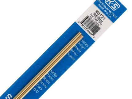 KS 12" Soft Brass Fuel Tube 1/8" (Pk2)
