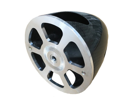 Kuza 4" Carbon Fibre Spinner With Alloy BackPlate For Electric