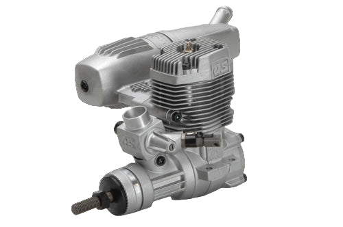 OS MAX 55AX (40K) Engine with E-3070 Silencer – 8.93cc High-Power Sport & Aerobatic Glow Engine