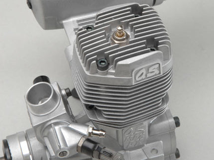 OS MAX 55AX (40K) Engine with E-3070 Silencer – 8.93cc High-Power Sport & Aerobatic Glow Engine