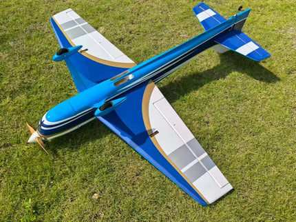 SebArt Agel S F3A 50E ARF F3A 62.2" V2 - White/Blue