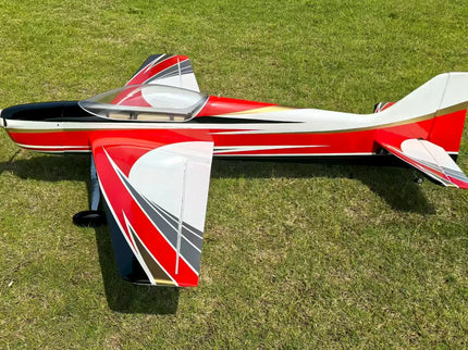 SebArt Agel S F3A 50E ARF F3A 62.2" V2 - White/Red