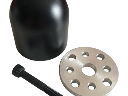 Miracle RC Domed Alloy Spinner 1.75" drilled for DLE30/55 - Black