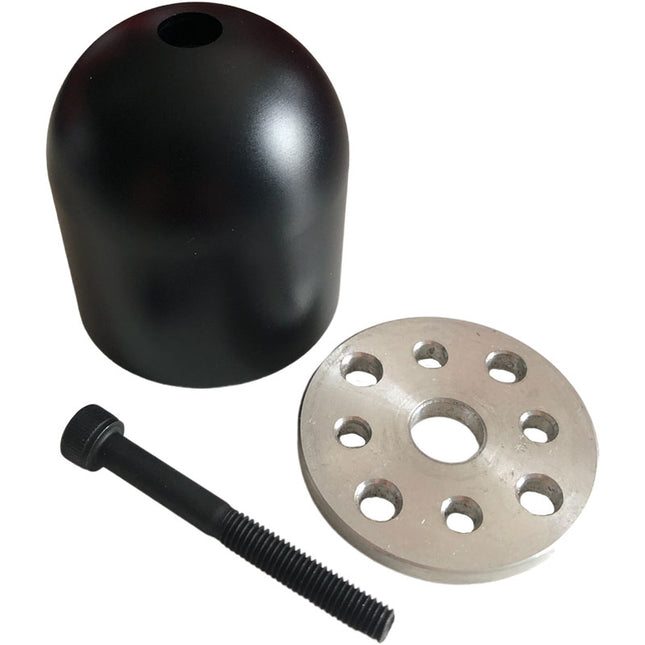 Miracle RC Domed Alloy Spinner 1.75" drilled for DLE30/55 - Black