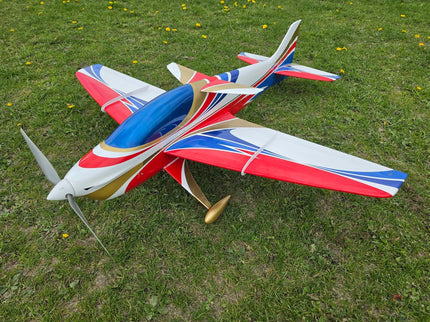 SebArt MythoS F3A 50E ARF F3A 62.2" - White/Blue/Red