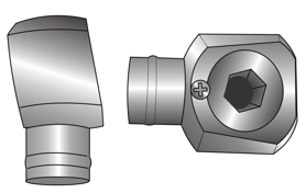 NMP Angled Exhaust Adaptor YS120-YS170