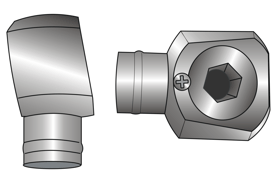 NMP Angled Exhaust Adaptor YS120-YS170