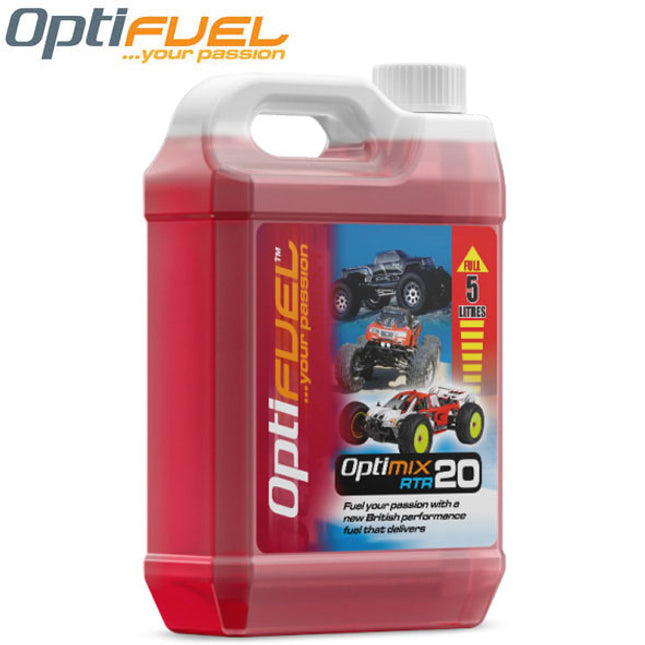 OptiFuel OPTIMIX RTR 20% NITRO CAR FUEL 5 LITRES