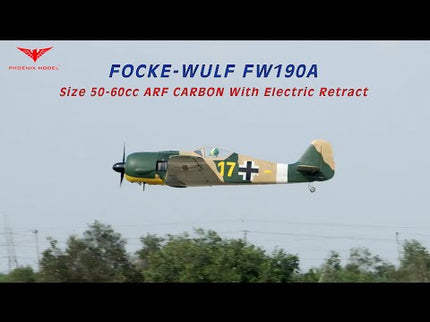 Phoenix Model FOCKE-WULF Fw 190A 85'' W/Electric Retract ARF V2 video2