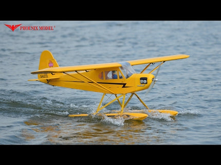 Phoenix Model PIPER J3 CUB 91' ARF (20cc) – PH160 video