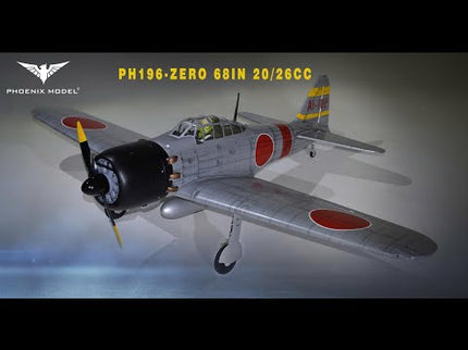 Phoenix Model ZERO A6M 68" W/Electric Retract ARF V2 (20cc) – PH196 video