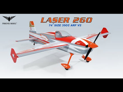 Phoenix Model LASER 260 74'' ARF V2 VIDEO