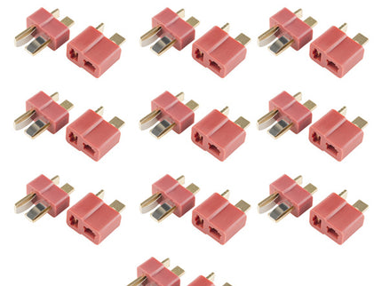 Deans Connector Set With Heat Shrink 10prs