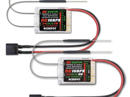 JR PROPO RG16BPX separate receiver system