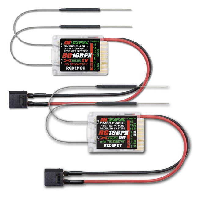 JR PROPO RG16BPX separate receiver system