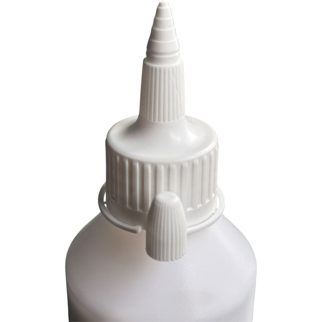 PVA 250ml bottle top on white background