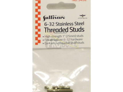 Sullivan S492 – 6-32 Stainless Steel Studs