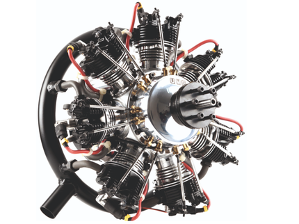 UMS 7-Cylinder 360cc Petrol Radial Engine – 4-Stroke Scale Aircraft Powerplant