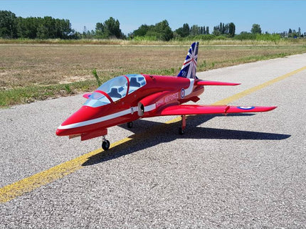 SebArt Mini Bae Hawk W/Electric Retract ARF 1.42M V2 - Red Arrows