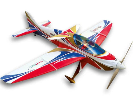 SebArt MythoS F3A 50E ARF F3A 62.2" - White/Blue/Red