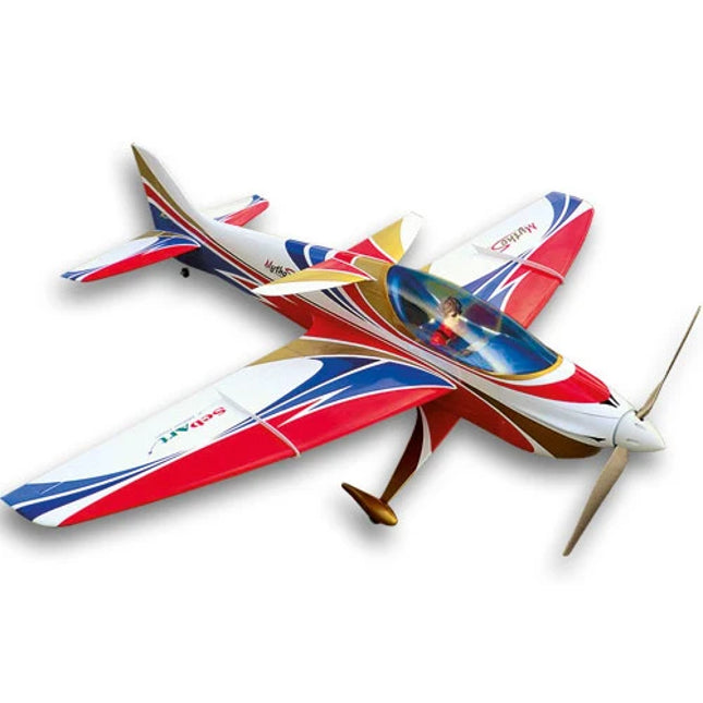 SebArt MythoS F3A 50E ARF F3A 62.2" - White/Blue/Red