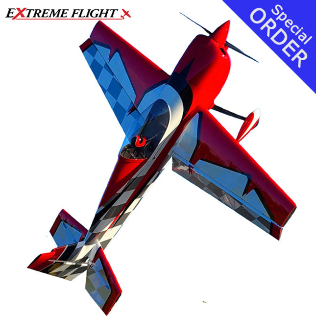 Extreme Flight 114" Slick 580 - Red/Silver