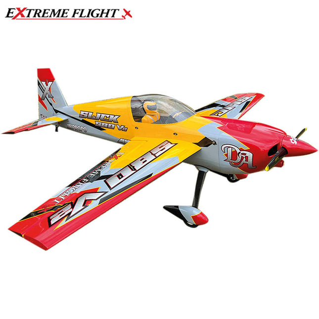 Extreme Flight 70" Slick 580 V2- Yellow/Red SOLD OUT