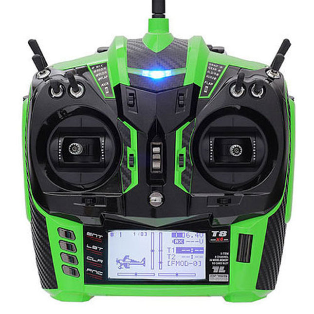 JR PROPO T8 x 4 Green Transmitter Only Mode 2