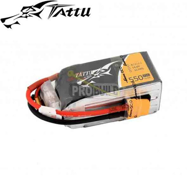 TATTU 1550mAh 14.8V 75C 4S1P Lipo Battery Pack
