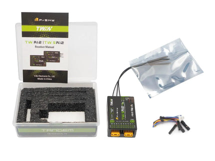 FrSky TWIN TW SR12 Receiver – 12-Channel ADV Stabiliser, Dual 2.4GHz & Telemetry