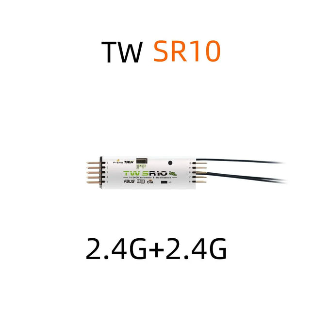 FrSky TW SR10 10-Channel Dual 2.4GHz Receiver with ADV Stabiliser