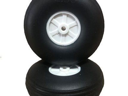 KUZA Nylon PU-Rubber Wheels - 2.5" - 2PCS