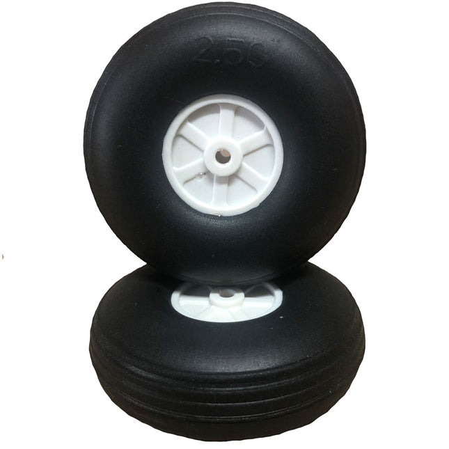 KUZA Nylon PU-Rubber Wheels - 2.5" - 2PCS