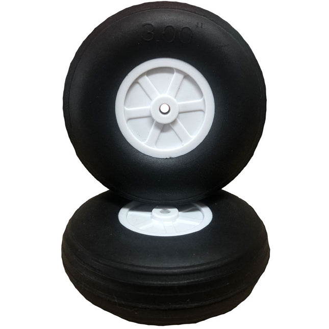 KUZA Nylon PU-Rubber Wheels - 3" - 2PCS