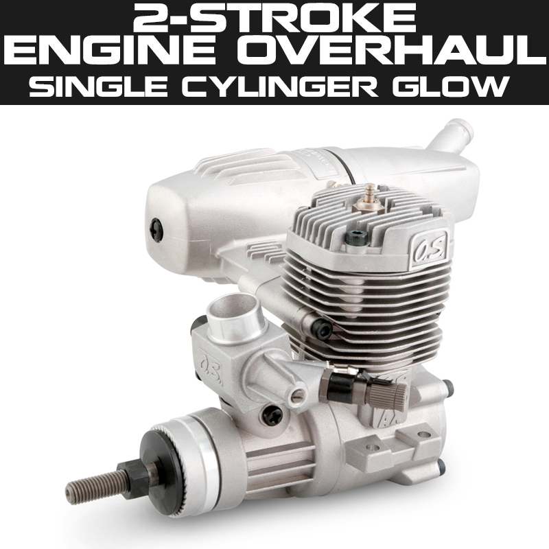 Engine Overhaul Service for Single Cylinder Glow Engines 