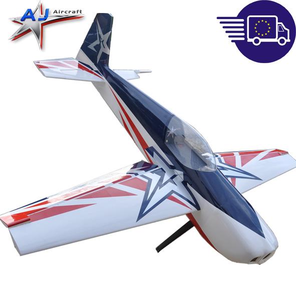 AJ Aircraft 61" AJ Slick 540 - Red/Blue 