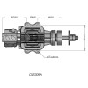DLE-20RA 20cc 2-Stroke Rear Exhaust Petrol RC Engine DLE-20RA 20cc 2-Stroke Rear Exhaust Petrol RC Engine