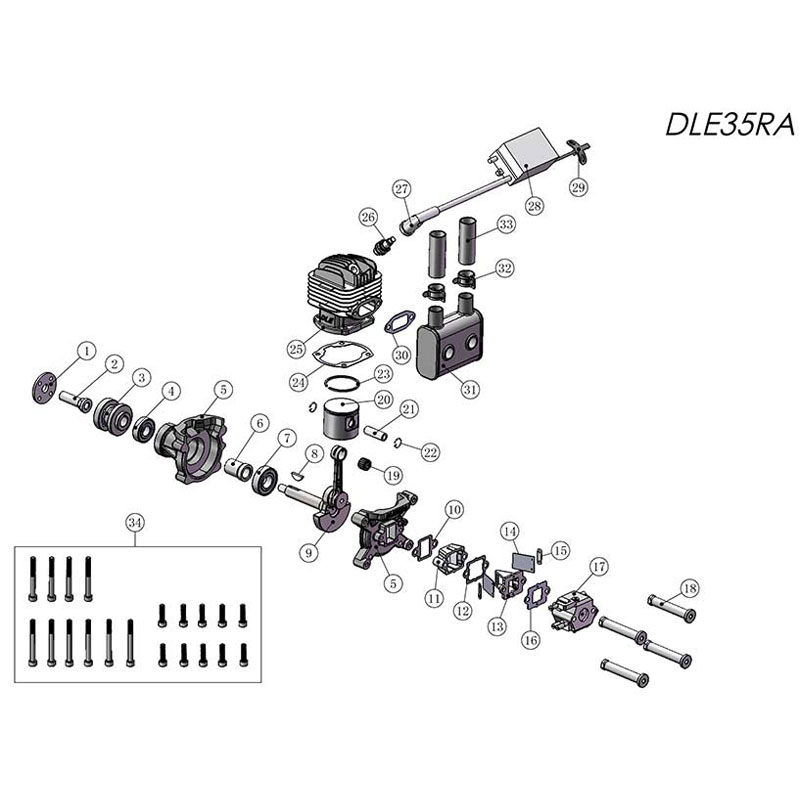 DLE 35RA Petrol Engine DLE 35RA Petrol Engine