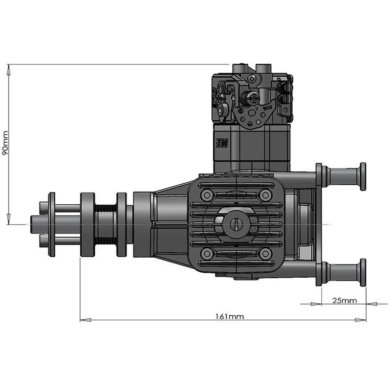 DLE 40 Twin Gas Engine DLE 40 Twin Gas Engine