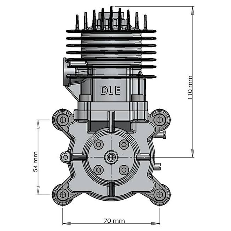 DLE-30 30cc 2-Stroke Petrol Engine DLE-30 30cc 2-Stroke Petrol Engine