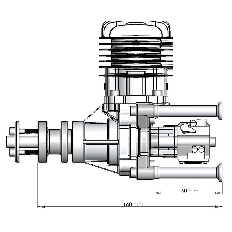 DLE-30 30cc 2-Stroke Petrol Engine DLE-30 30cc 2-Stroke Petrol Engine