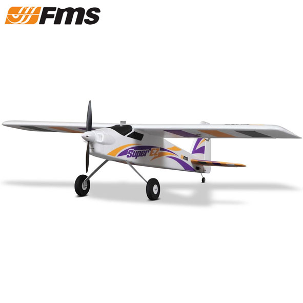 FMS 1220MM SUPER EZ TRAINER V4 ARTF W/FLOATS & REFLEX GYRO