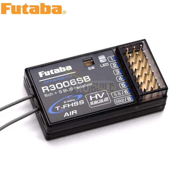 Futaba R3006SB - 6-Channel Rx T-FHSS (S-Bus) (HV) 2.4GHz Futaba R3006SB - 6-Channel Rx T-FHSS (S-Bus) (HV) 2.4GHz