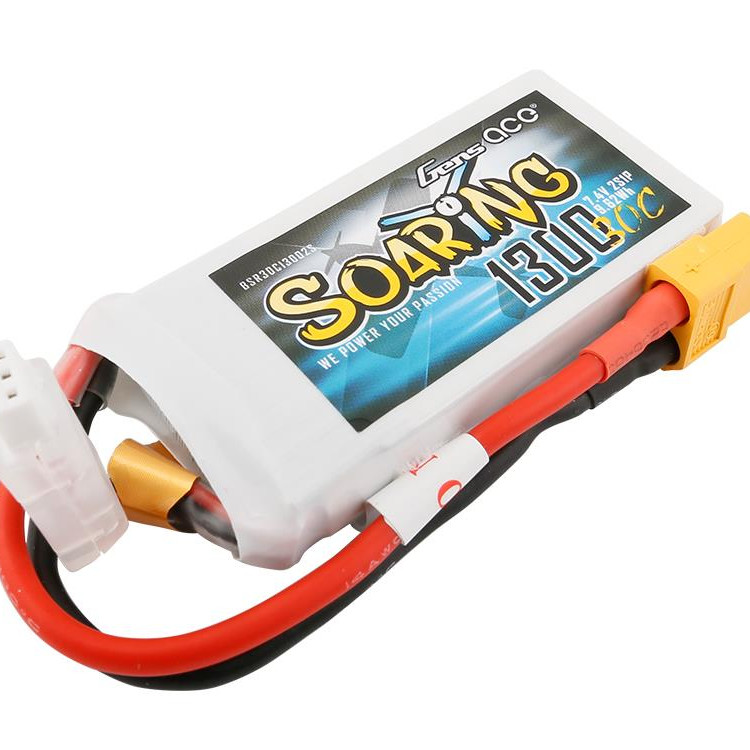Gens ace Li-Po 2S 7.4V 1300mAh 30C Soaring with XT60