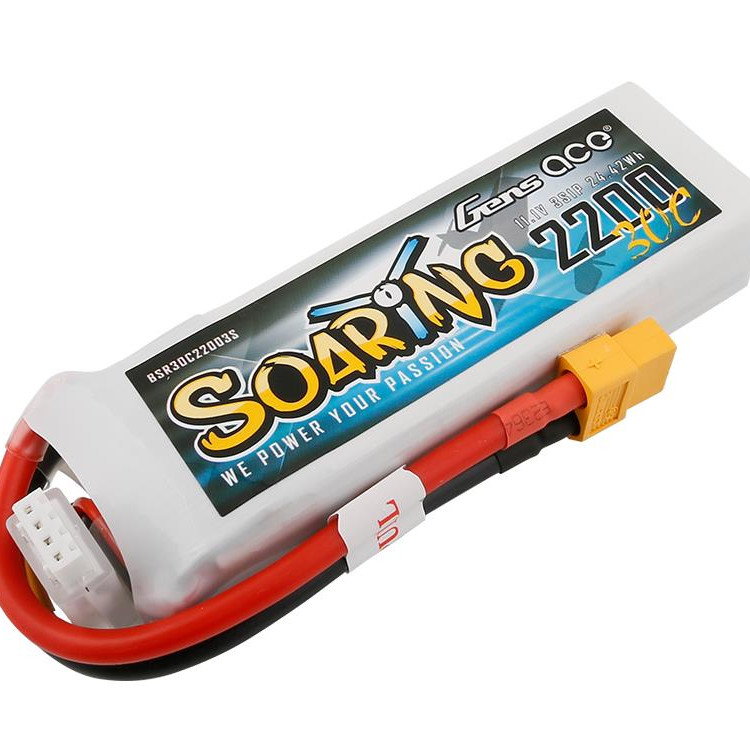 Gens ace Li-Po 3S 11.1V 2200mAh 30C Soaring with XT60