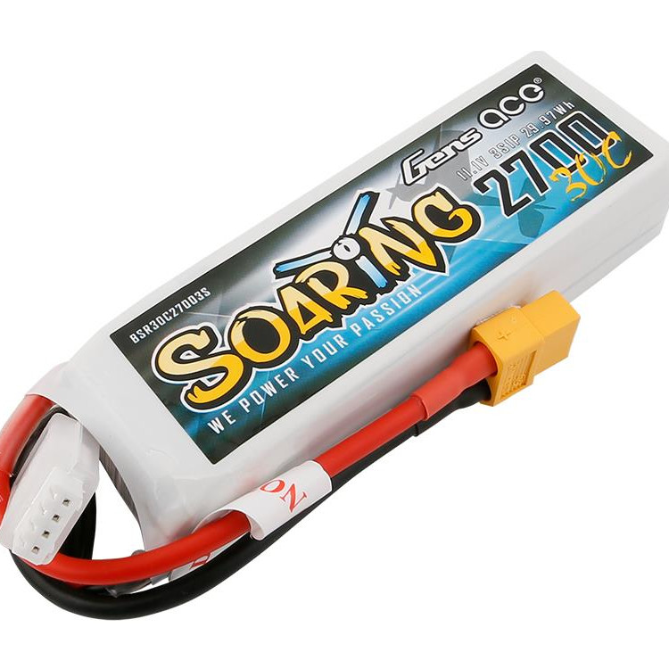 Gens ace Li-Po 3S 11.1V 2700mAh 30C Soaring with XT60