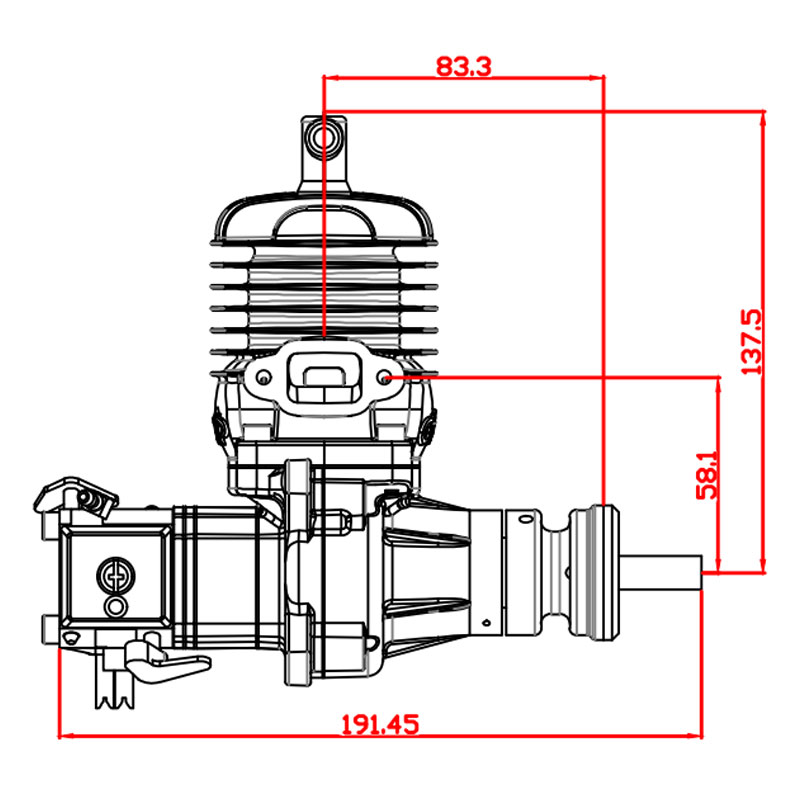 Great Power GP38 Gas Engine Great Power GP38 Gas Engine